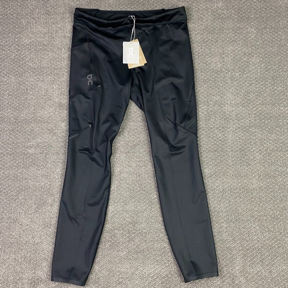 On Cloud Performance Tights Men's XXL Black Pants Compression NWT 2XL